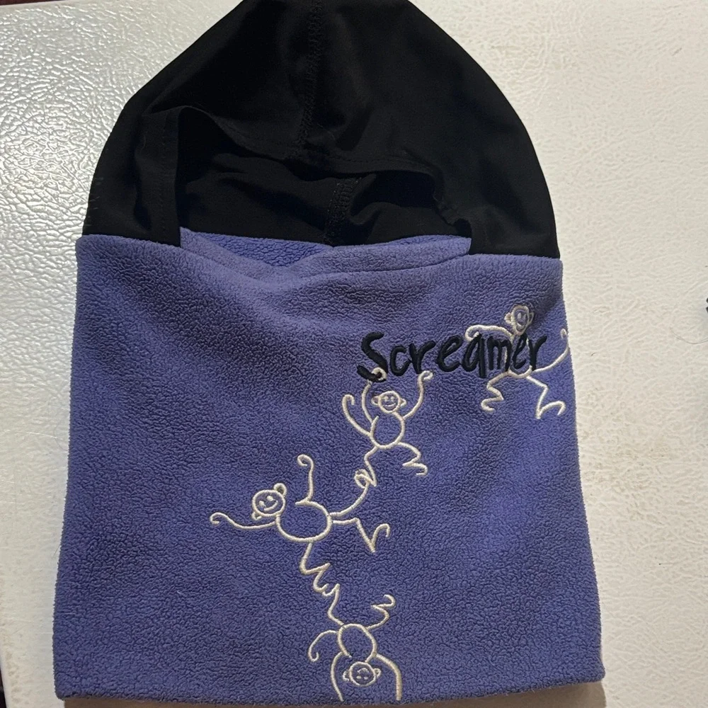 Screamer Purple and Black Face Mask/Balaclava